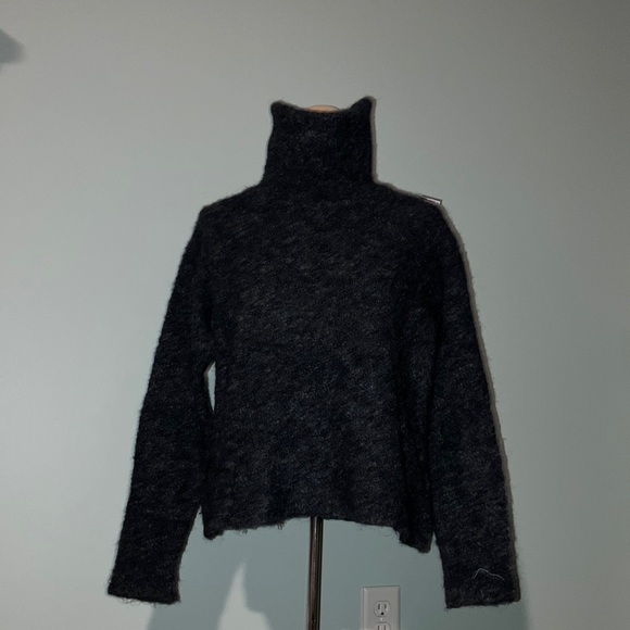 Madewell Sweater Wool-Blend Cowl Turtleneck Size Small - Picture 7 of 11